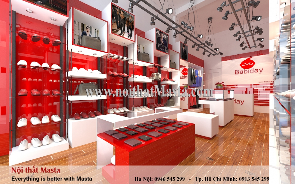 thiet ke shop giay